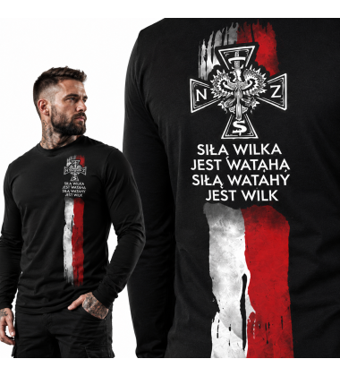 LONGSLEEVE PATRIOTYCZNY SIŁĄ WILKA